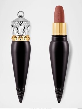 Christian Louboutin Rouge Louboutin Velvet Matte, Beige Very Gil 015M